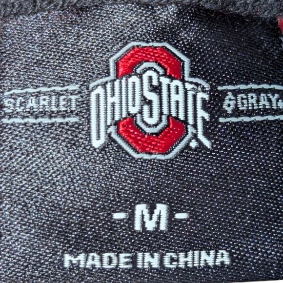 Ohio State Scarlet and Gray Hoodie Unisex Medium Embroidered Lettering Pullover - Picture 6 of 9
